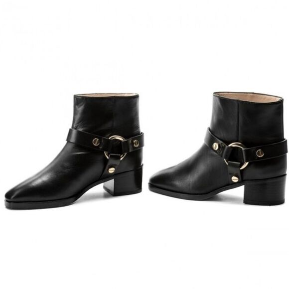 Stuart Weitzman Leather Booties Women’s Size 7 - Picture 1 of 12